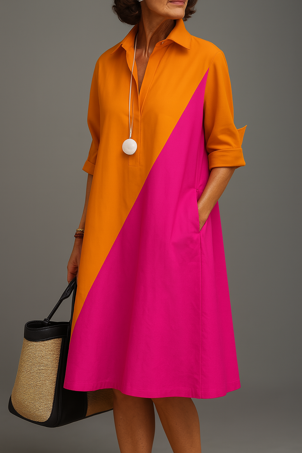 Maribel | Vestido midi cuidado y estiloso