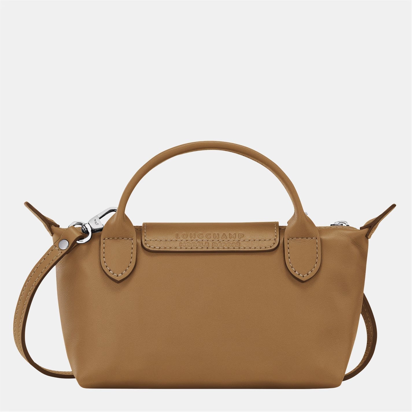 MINI BOLSO DE PIEL LONGCHAMT | MARRÓN