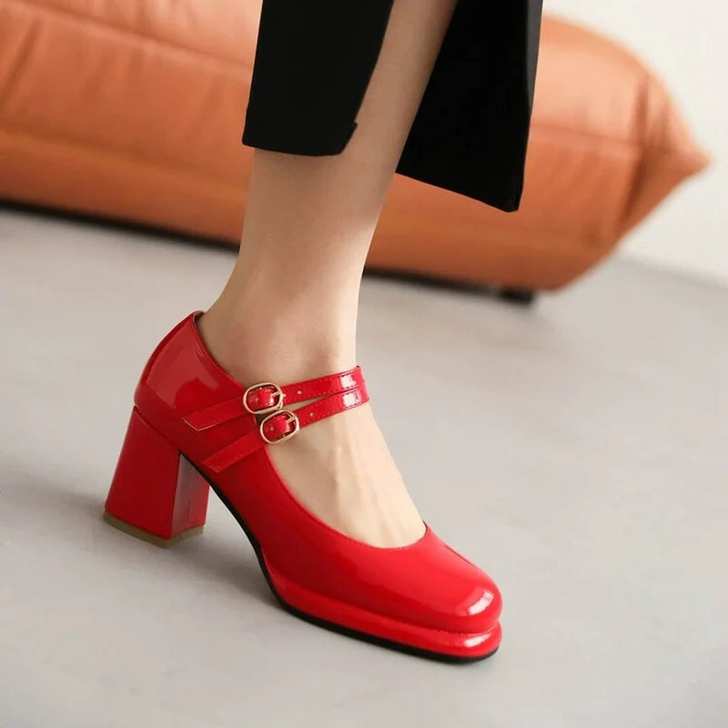 Elena™ | Tacones Ortopédicos de Piel