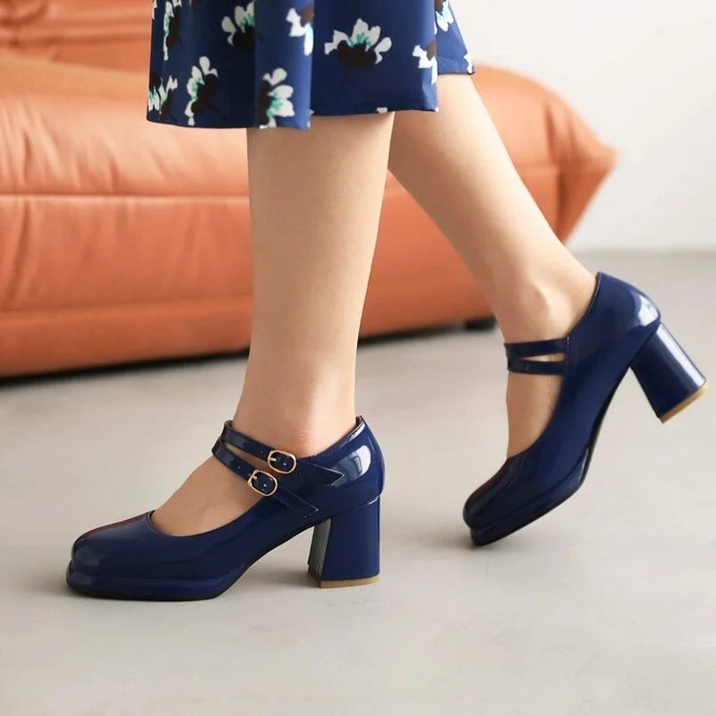 Elena™ | Tacones Ortopédicos de Piel