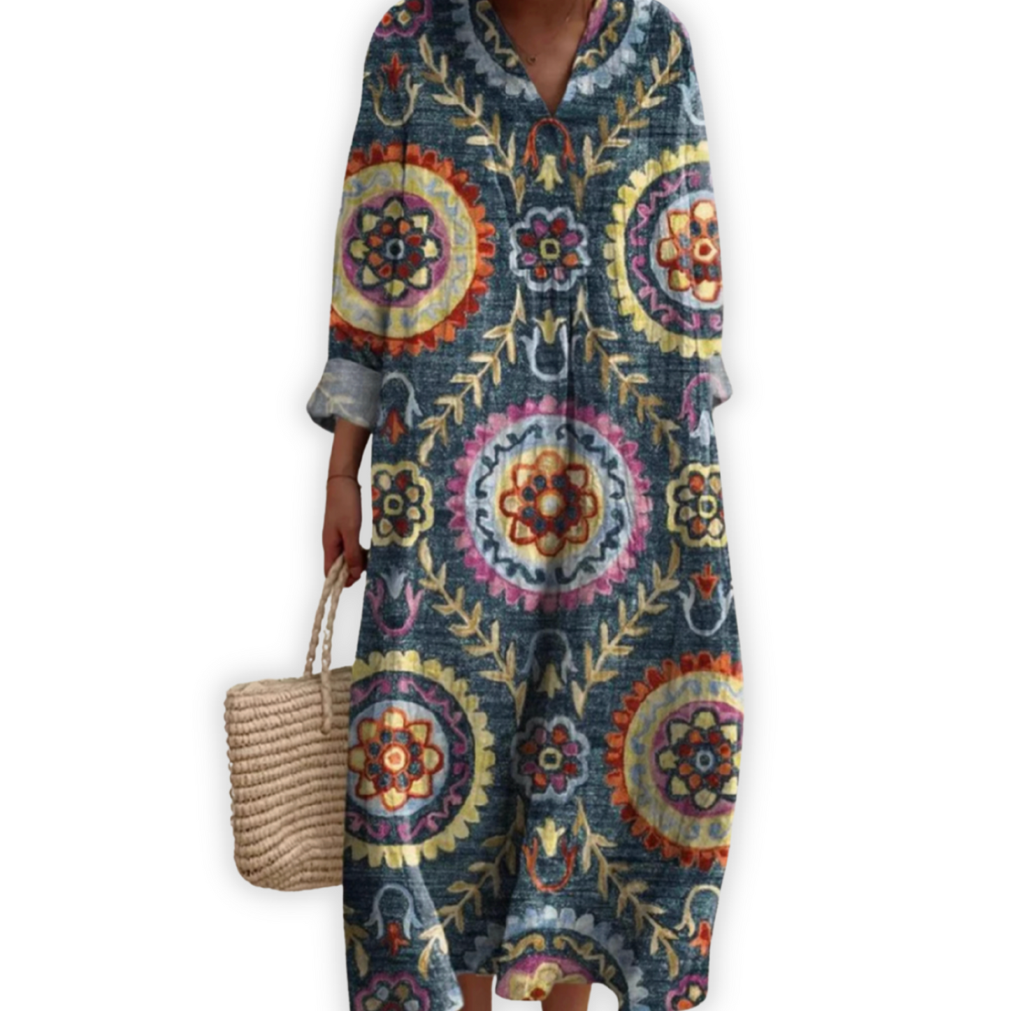 Aura - Vestido Boho Místico Oriental