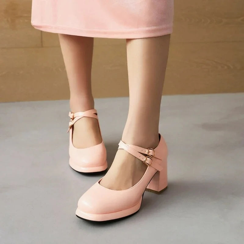 Elena™ | Tacones Ortopédicos de Piel